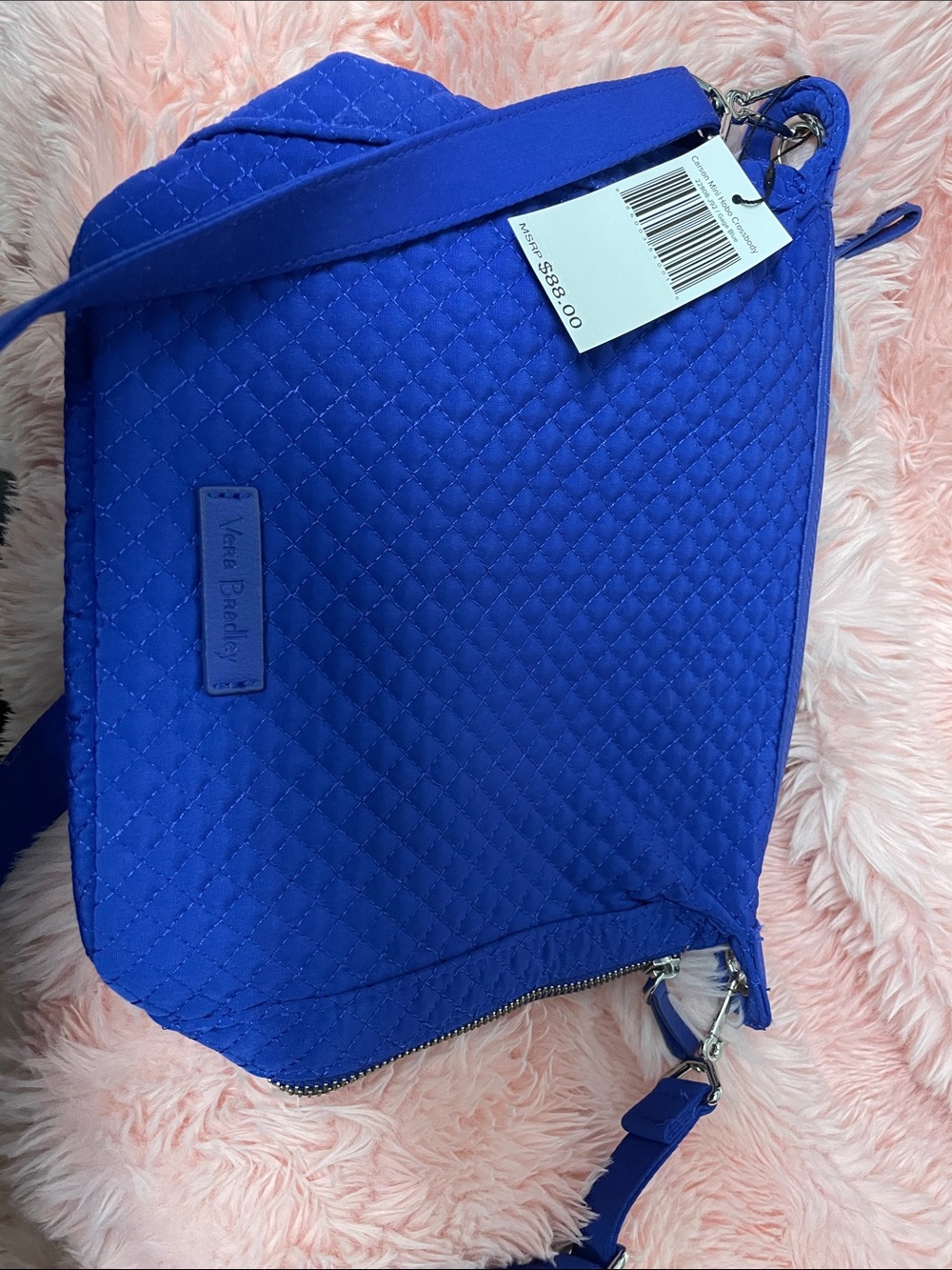 Vera Bradley Royal Blue Quilted Crossbody Bag
